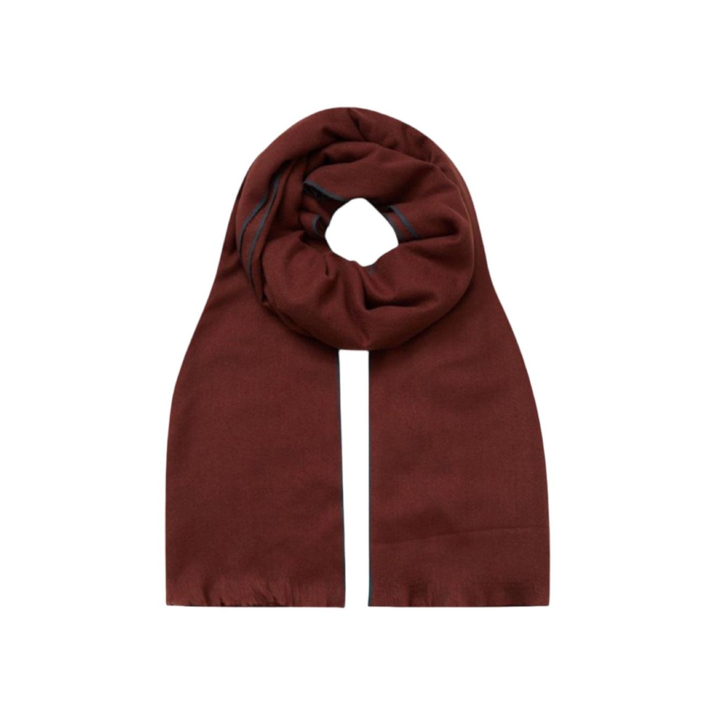 Scarves Pashmina - Plain with Colour Edge - Brown