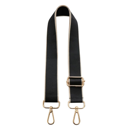 Bag Strap - Black with Cream
