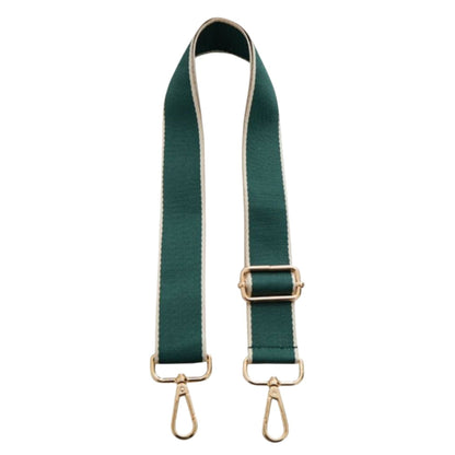 Bag Strap - Green with Cream
