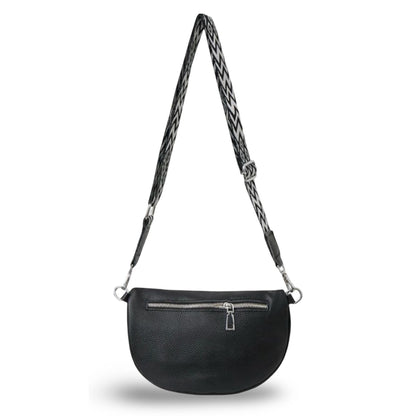 Leather Bum Bag & Coin Purse - Black