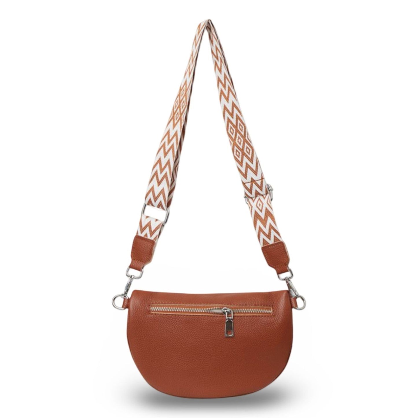 Leather Bum Bag & Coin Purse - Brown