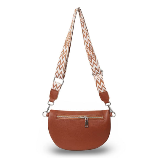 Leather Bum Bag & Coin Purse - Brown