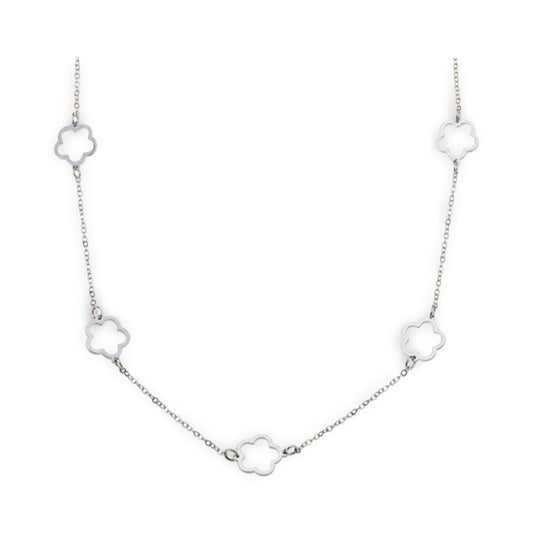 Necklace - Silver Daisies